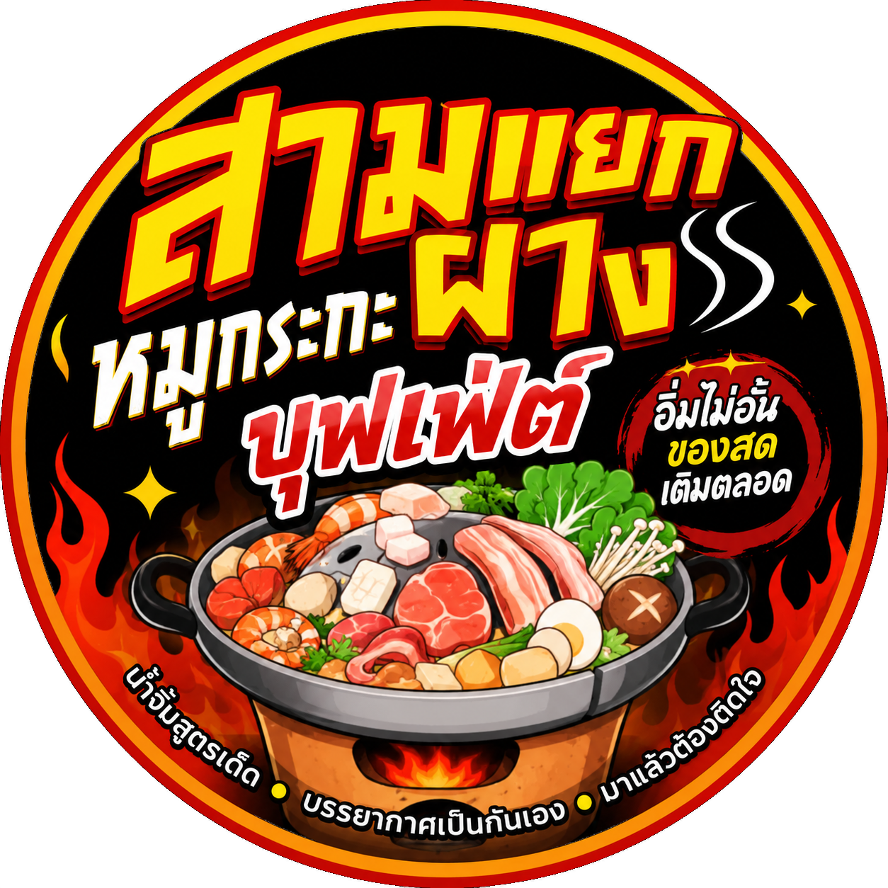 โลโก้ร้านสามแยกฝาง